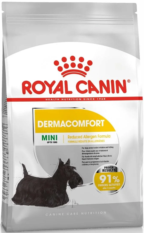 ROYAL CANIN Mini Dermacomfort sausas pašaras šunims 8 kg