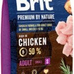 BRIT PREMIUM By Nature Adult S sausas pašaras šunims