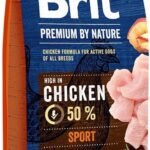BRIT PREMIUM By Nature Sport sausas pašaras aktyviems šunims