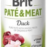 BRIT CARE Duck Pate & Meat konservai šunims su antiena