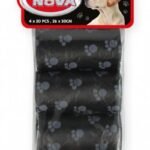 Pet Nova maišeliai šunims juodi 4x20 vnt