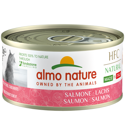 Almo Nature HFC Jelly Salmon šlapias maistas katėms
