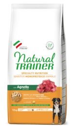 Natural Trainer Sensitive Medium/Maxi Adult Lamb (ėriena) sausas pašaras šunims 12kg