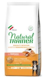 Natural Trainer Sensitive Medium/Maxi Adult Salmon (lašiša) sausas pašaras šunims 12kg