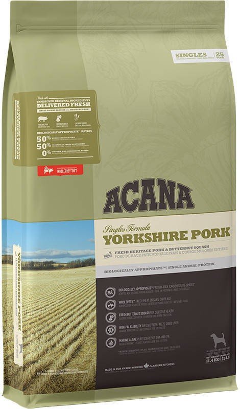 Acana Yorkshire Pork sausas pašaras šunims