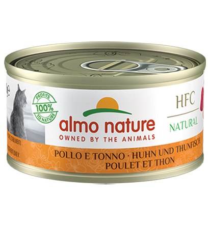 Almo Nature HFC with Chicken&Tuna šlapias maistas katėms