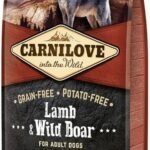 Carnilove Lamb & Wild Boar for Adult sausas pašaras šunims su ėriena