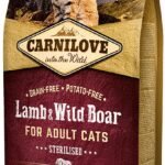 CarniLove Lamb&Wild Boar Adult Sterilised Cat sausas maistas sterilizuotoms katėms