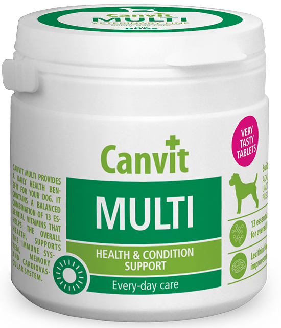 Canvit Multi vitaminai tabletės šunims Canvit Multi vitaminai tabletės šunims