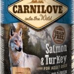 CarniLove Wild Meat Salmon & Turkey konservai šunims