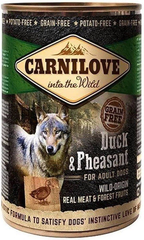 CarniLove Wild Meat Duck & Pheasant konservai šunims