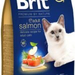 Brit Premium Cat Adult Salmon sausas pašaras katėms