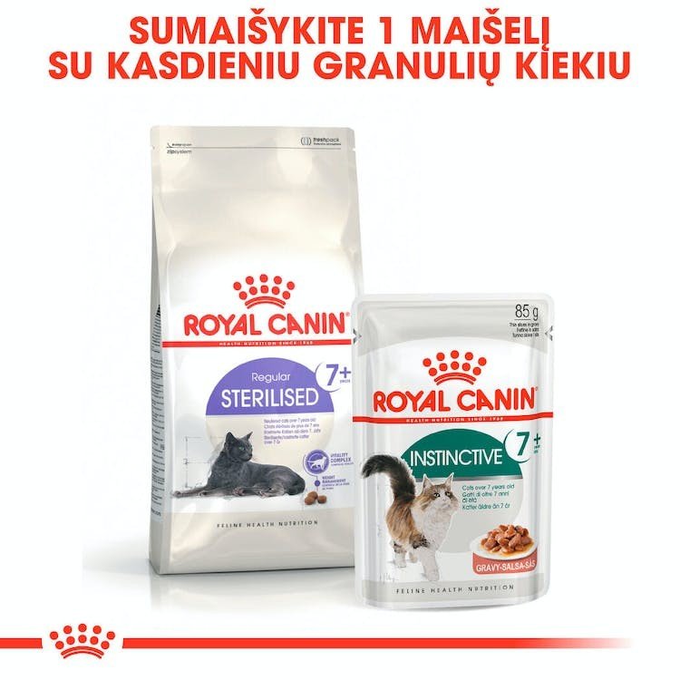 Royal Canin Sterilised 7+ sausas pašaras katėms