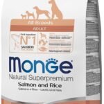 Monge All Breeds Adult Salmon (lašiša) sausas pašaras šunims