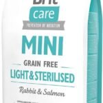 Brit Care Mini Light&Sterilised sausas pašaras šunims