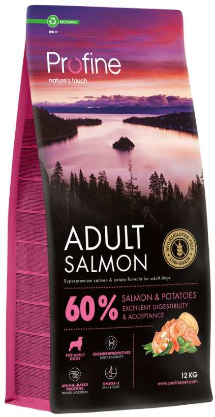 Profine Adult Salmon & Potatoes su (lašiša ir bulvėmis) sausas pašaras šunims 12kg