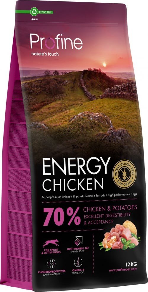 Profine Energy Chicken sausas pašaras šunims Profine Energy Chicken sausas pašaras šunims