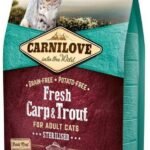 CarniLove Fresh Carp&Trout Sterilised sausas maistas katėms