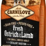 Carnilove Fresh Ostrich&Lamb for Small Breed sausas pašaras mažų veislių šunims