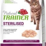 Trainer Natural Adult Sterilised Cat Salmon sausas pašaras katėms su lašiša