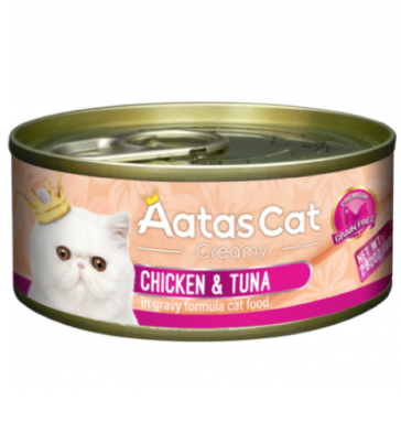 Aatas Cat Creamy Chicken&Tuna konservai katėms