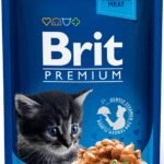 Brit Premium Chicken Chunks Kitten konservai kačiukams iki 1 metų