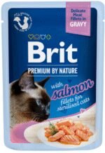 Brit Premium Delicate Salmon Sterilised Gravy konservai katėms 85 g