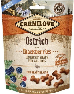 Carni Love Ostrich with Blackberries with fresh meat skanėstas šunims
