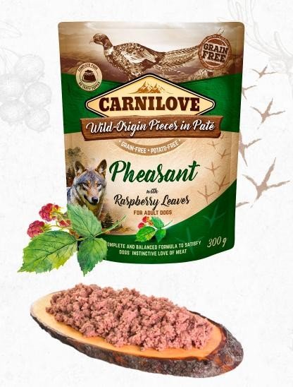 Carnilove Pate Pheasant with Raspberry Leaves paštetas šunims
