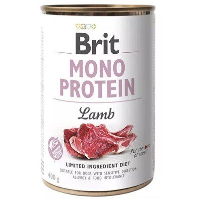 Brit Care Mono Protein Lamb konservai šunims Brit Care Mono Protein Lamb konservai šunims