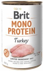 Brit Care Mono Protein Turkey konservai šunims su kalakutiena