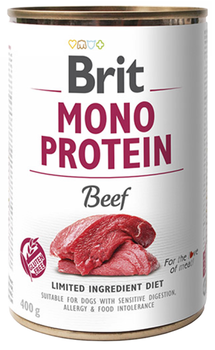 Brit Care Mono Protein Beef konservai šunims su jautiena