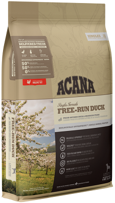 Acana Free-Run Duck sausas pašaras šunims
