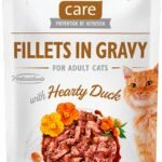 Brit Care Cat Fillets in Gravy Hearty Duck konservai su antiena katėms
