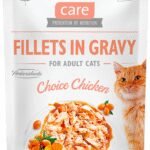 Brit Care Cat Fillets in Gravy Choice Chicken konservai su vištiena katėms