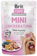 Brit Care Mini konservai su vištienos ir tuno filė mažų veislių šunims