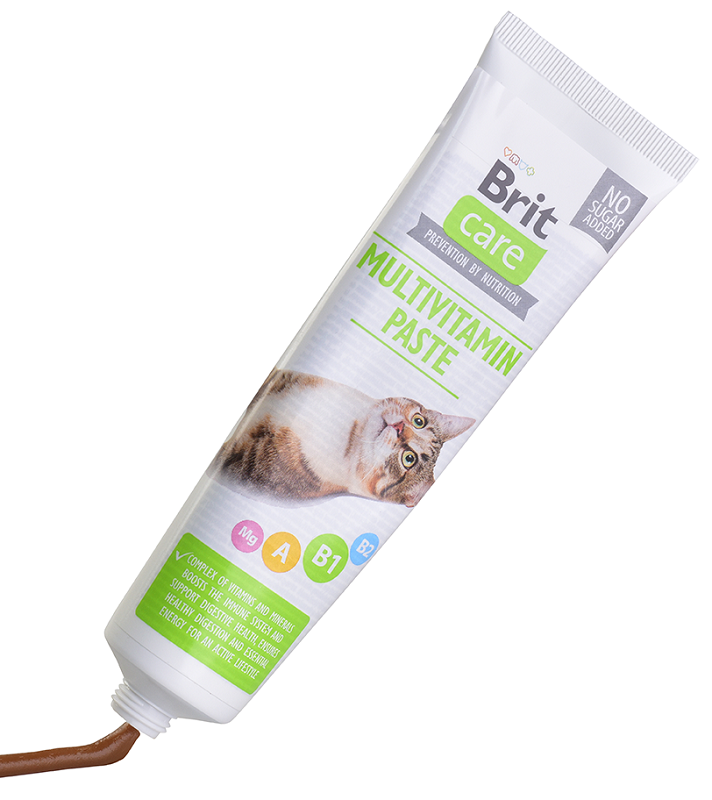Brit Care Cat pasta Multivitamin su multivitaminų kompleksu maisto papildas katėms 100ml