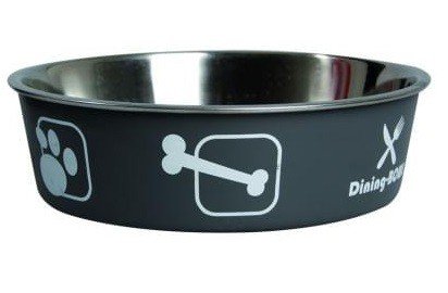 Metalinis dubenėlis su guminiu dugnu 20cm