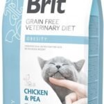 Brit GF Veterinary Diets Obesity sausas maistas katėms