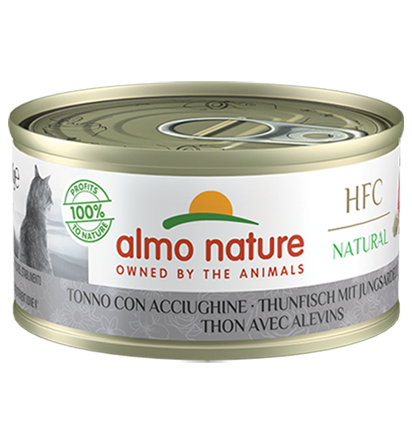 Almo Nature HFC Tuna&Whitebait šlapias maistas katėms
