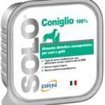 SOLO su triušiena - vieno baltymo konservai katėms ir šunims 100g