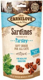 Carnilove Sardines Parsley skanėstai katėms su sardinėmis ir petražolėmis