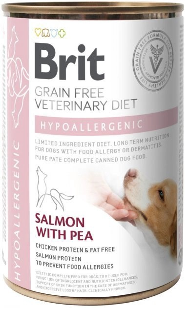 Brit Veterinary Diets Hypoallergenic konservai šunims Brit Veterinary Diets Hypoallergenic konservai šunims