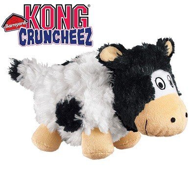 KONG Cruncheez Barnyard cow S žaislas šunims