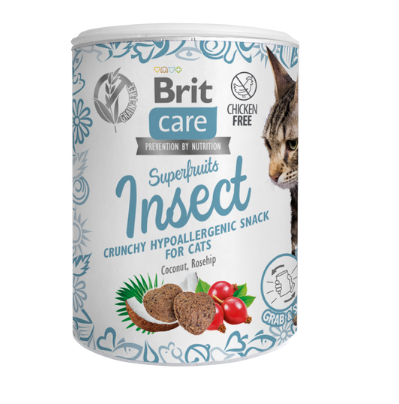Brit Care Cat skanėstas Superfruits Insect skanėstas katėms