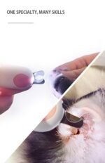 Nagų karpymo žirklutės, 10cm su LED lempute