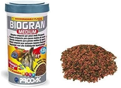 PRODAC BIOGRAN MEDIUM Vidutinės Granulės Žuvim 250ml
