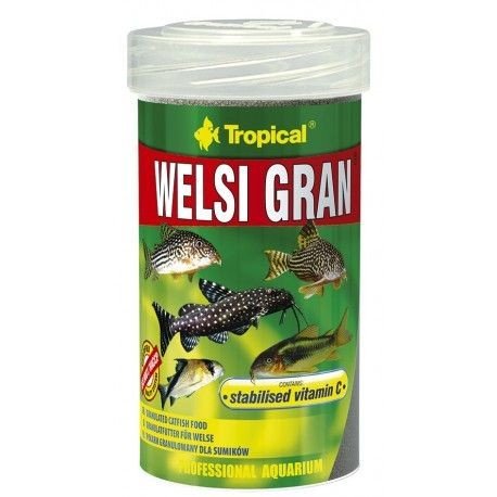 Tropical Welsi Gran Granuliuotas maistas dugninėms žuvims 100 ml