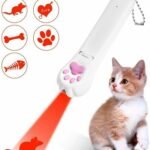 Žaislas katėms LED 5 in 1 lazeris - pakraunamas USB