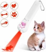 Žaislas katėms LED 5 in 1 lazeris - pakraunamas USB